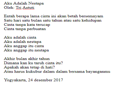 Puisi Aku Adalah Nestapa