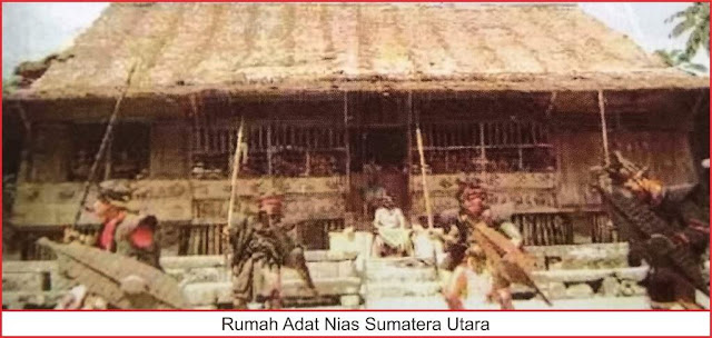 gambar rumah adat nias sumatera utara