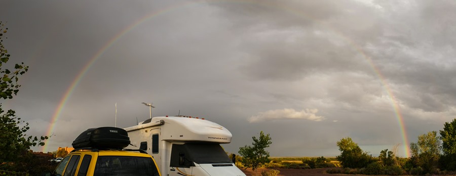 Rainbow 1 over the winnie