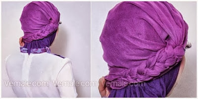 Hijab 2014 : Cara Memkai Hiajab Turban Kepang Sederhana, Cantik dan Gampang