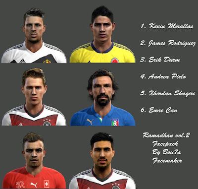 PES 2013 Ramadhan.vol2 Facepack By Bou7a Facemaker
