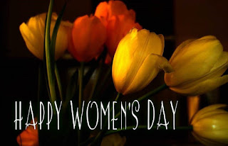 happy women's day images with flower