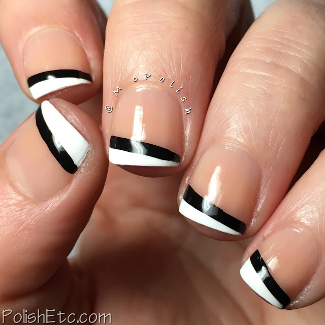 Black and White Nails for the #31DC2018Weekly - McPolish