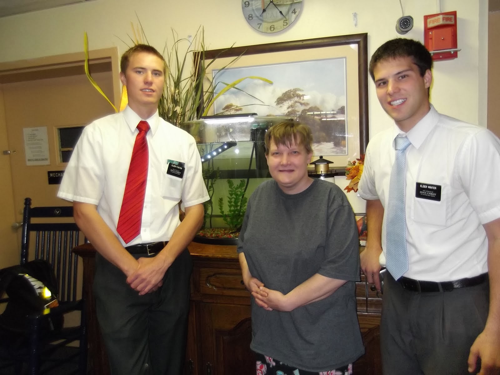 Angie Davis with Elder Foster & Elder Winter
