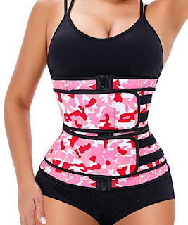 Manladi Zipper Waist Trainer Corset For Women Everyday Workout Body Shaper Cincher Sweat Plus Size Shapewear Girdle