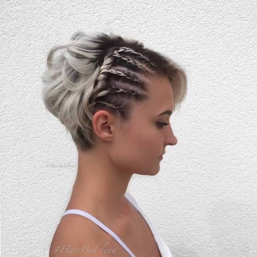 cute short hairstyles braids