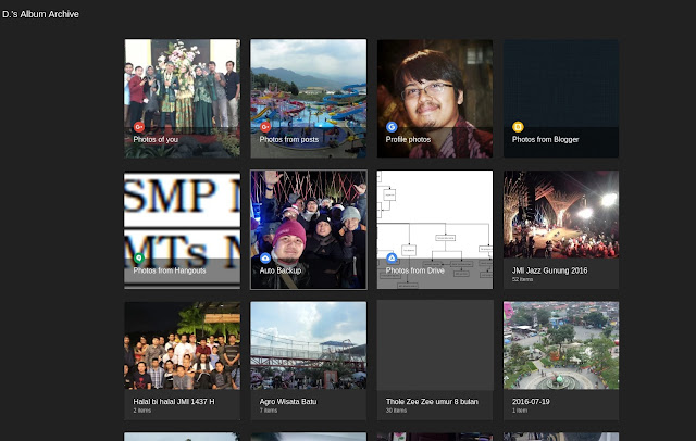 Google Album Archive, semua album foto dalam satu tempat