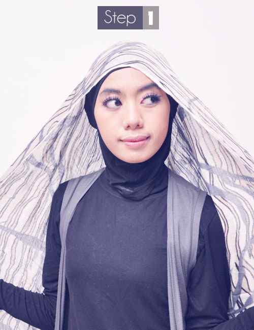 Cara Memakai Jilbab Pashmina Dengan Headband  Car Interior Design