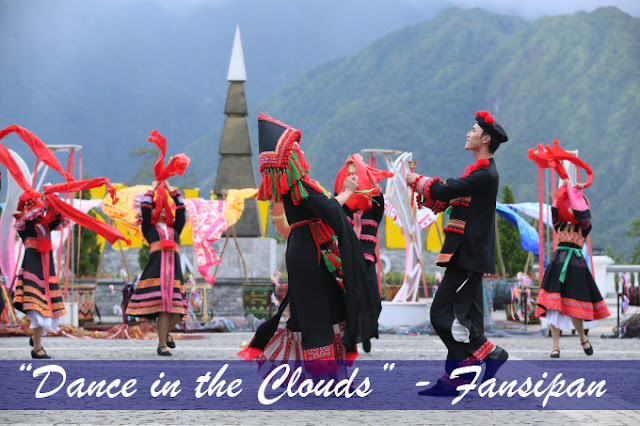 "DANCE IN THE CLOUDS" - Art show in Fansipan peak, Sapa