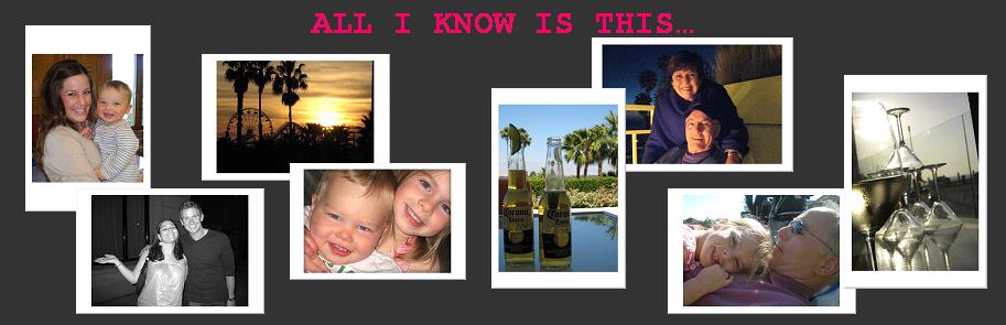 All I know is this...
