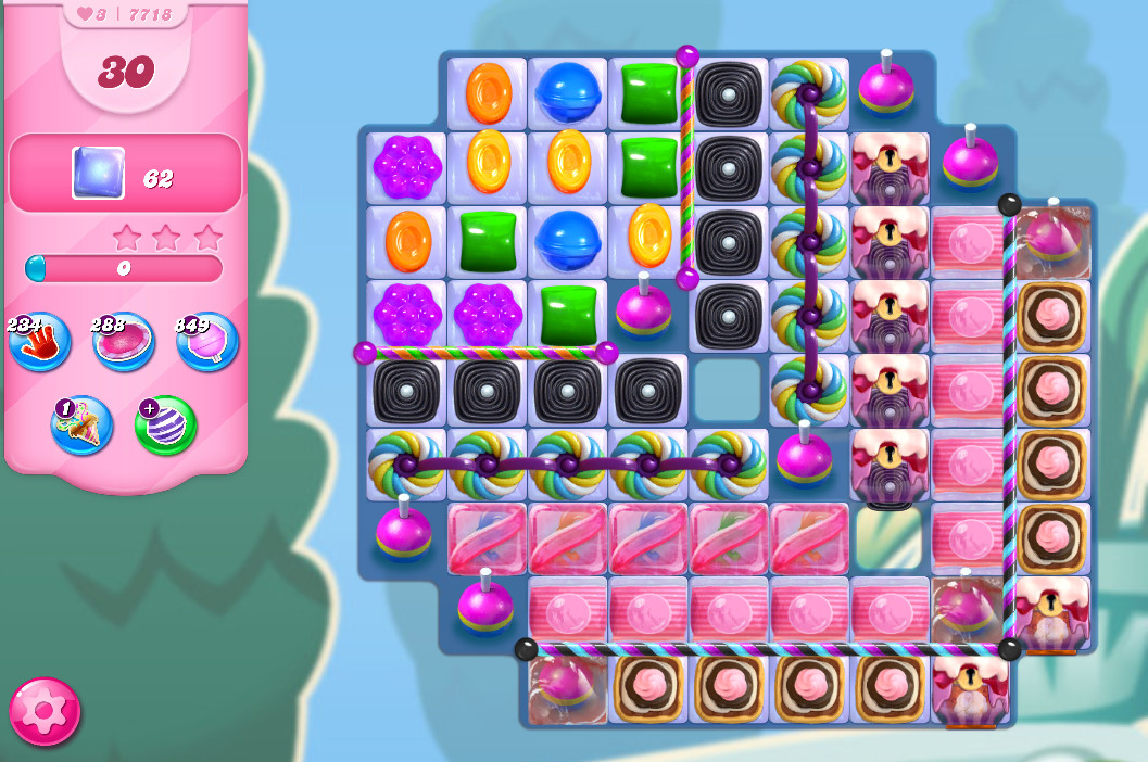 Candy Crush Saga level 7718