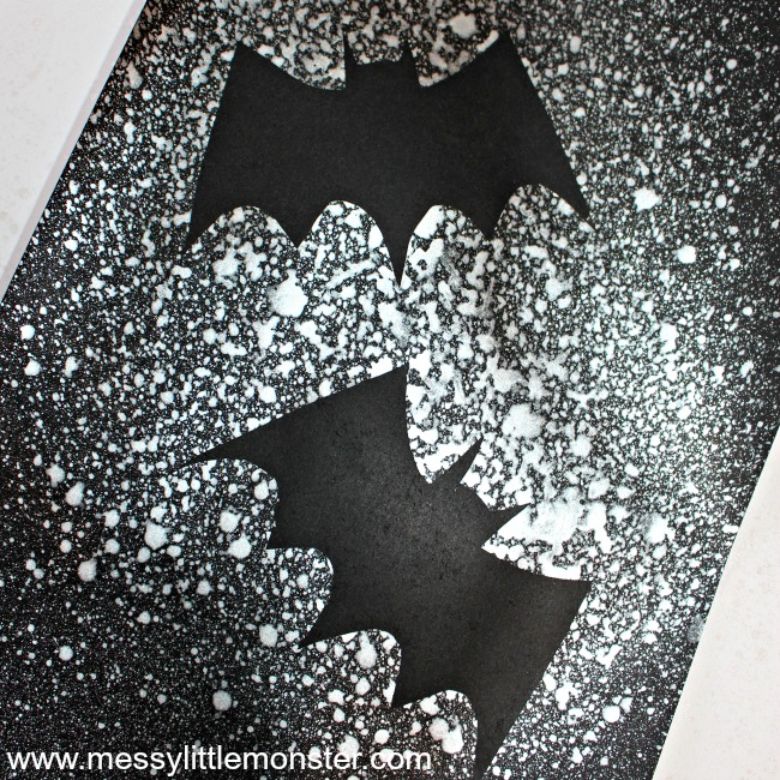 bat silhouette craft