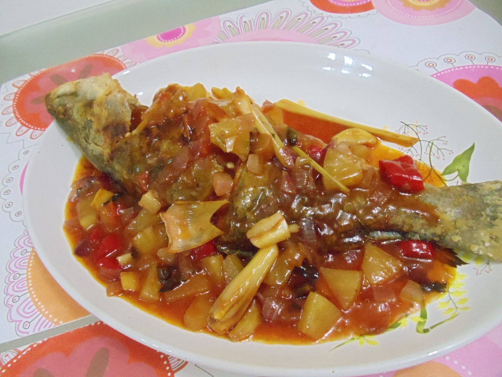 Life is colorful: Ikan Siakap Masak 3 Rasa