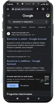 cómo saber la ubicación de teléfono robado