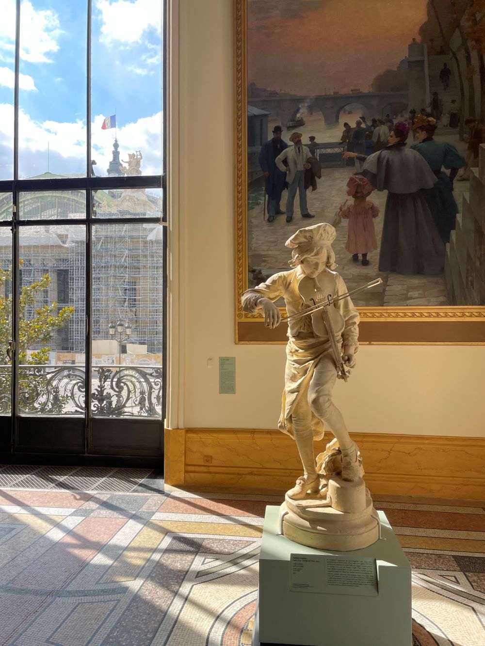 Adrien Gaudez, Lully enfant sculpture 1885, Petit Palais - Paris travel blog