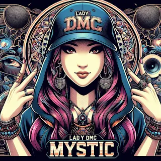 Logo theme - djette dj Lady woman girl Fille femme dmc mystic princess princesse féminise