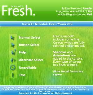 Fresh Cursors Optimized 21 Cusor pack Untuk Windows Xp dan Windows 7