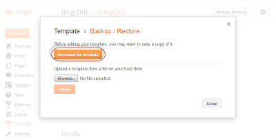 download full template blogger