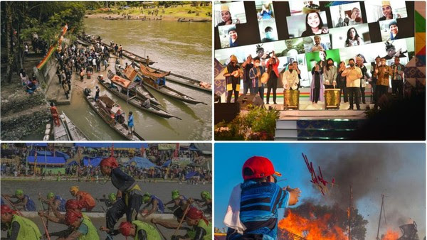 4 Event Wisata Riau Masuk KEN 2023, Ada Bakar Tongkang-Pacu Jalur