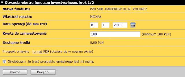 fundusz inwestycyjny PZU Polonez mBank