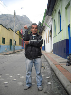 More than words: Colombia's useful-to-know gestures. Pedro demonstrating 'tacaño'