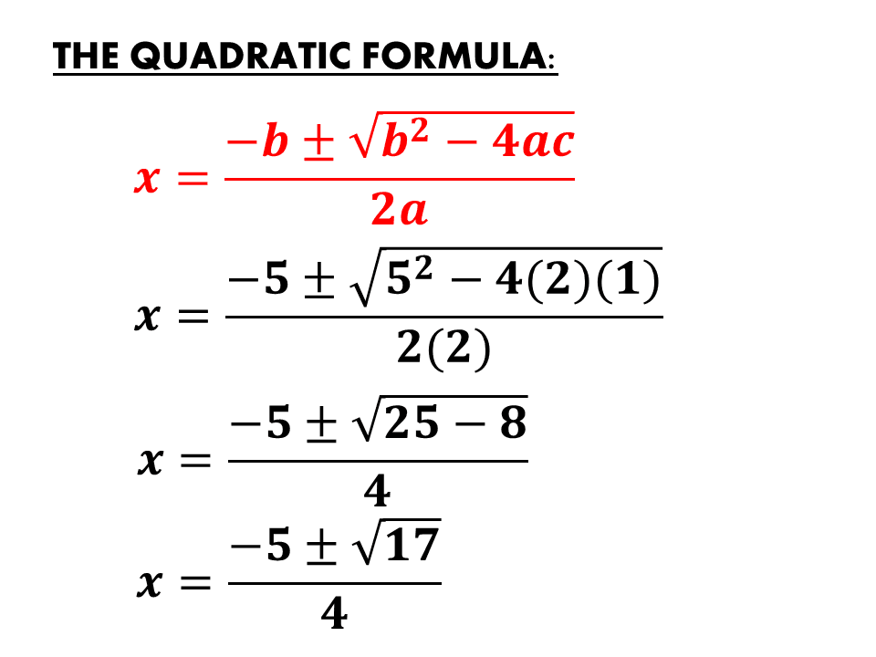 Quadratic Formula | IGCSE at Mathematics Realm
