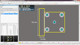 creating footprint for N connector