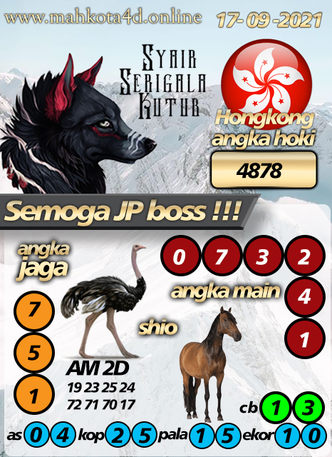 Syair Prediksi Jitu Hongkong Pools - Togel HK Jum'at, 17 - September - 2021