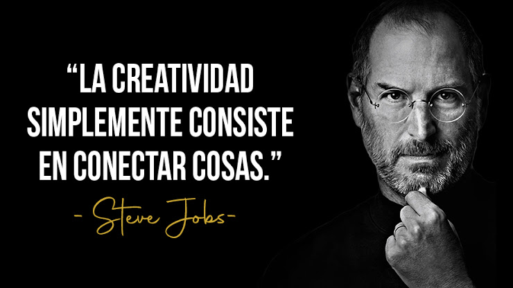 Frase de Steve Jobs sobre creatividad