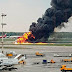 A RUSSIAN AIRPLANE MAKE AN EMRGRNCY LANDING 