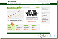 LoadImpact on Cyber-Net