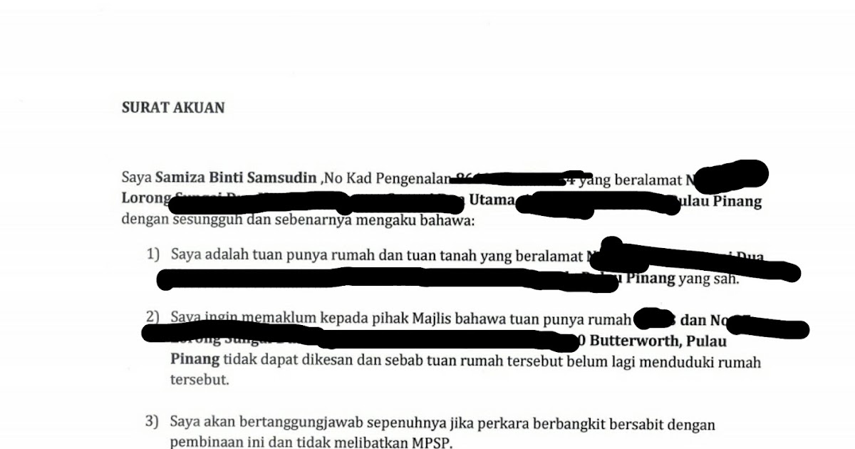 Contoh Surat Aduan Ke Pejabat Buruh - Surat F