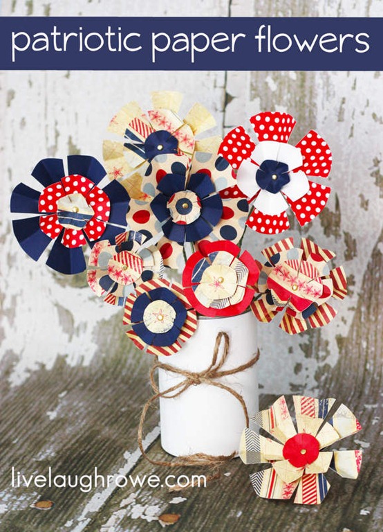 57 Styled-Patriotic-Paper-Flowers_livelaughrowe