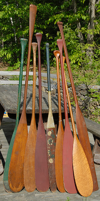 Old Canoe Paddle More antique canoe paddles: