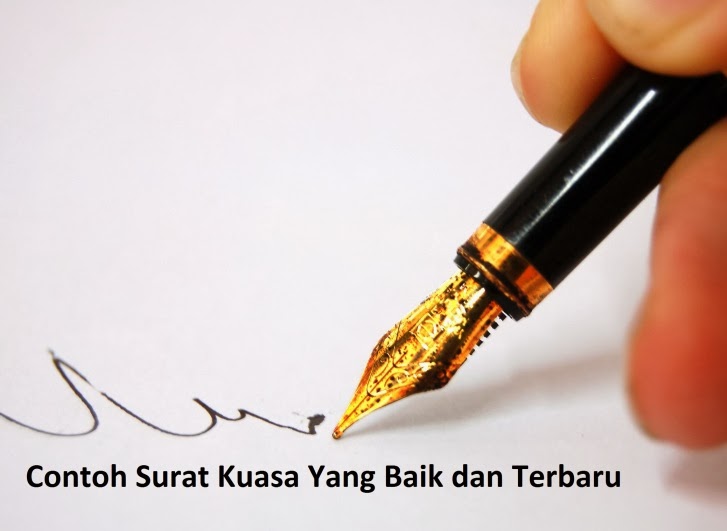 Contoh Surat Kuasa Yang Baik dan Benar  Merpati Tempur