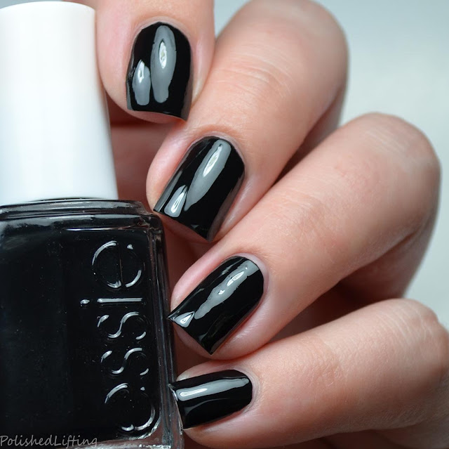 black creme nail polish