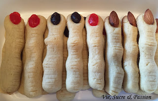 Witch finger coockies for Halloween