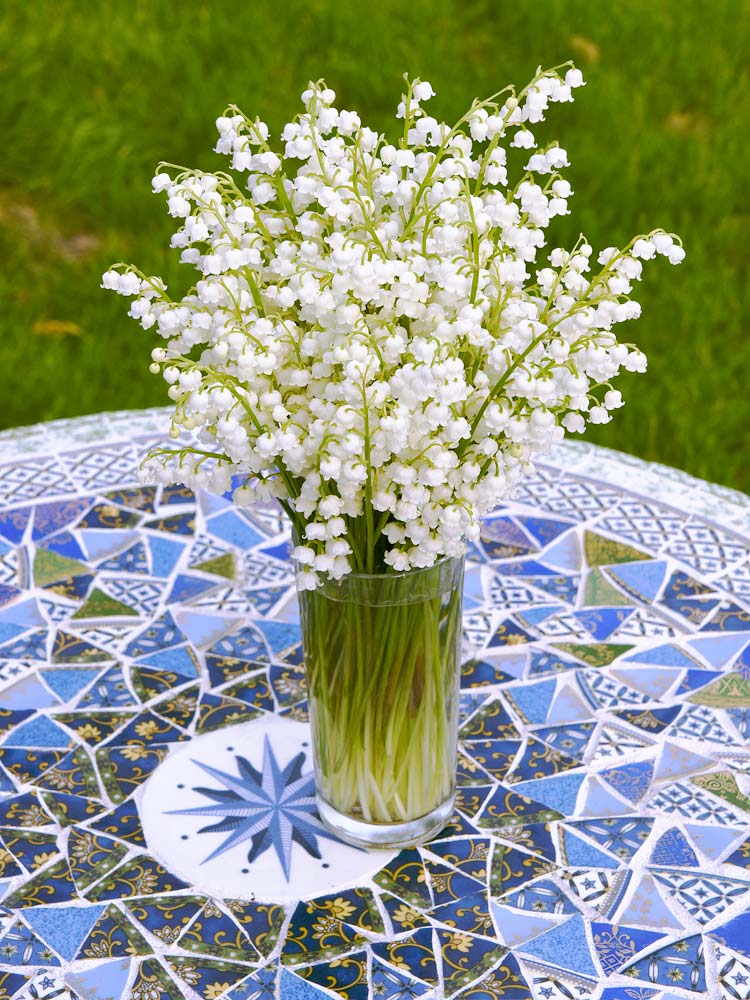 Lilies Lily of the Valley arrangements by Jeanne Selep