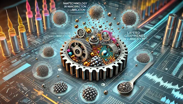 ''Using Nanotechnology to Enhance Lubrication Performance: Current Trends and Techniques" explores the integration of nanotechnology in lubrication, focusing on how nanoparticles improve friction reduction, wear resistance, and thermal stability. It covers various types of nanoparticles—metal oxides, carbon-based, inorganic fullerenes, ceramics, and polymers—used as lubricant additives. The article discusses key lubrication mechanisms, such as the rolling effect, tribofilm formation, and self-healing properties, alongside advanced synthesis and dispersion methods. It also highlights current trends like hybrid nanoparticles, smart lubricants, and bio-based nanolubricants, while addressing challenges related to stability, cost, compatibility, and safety. The future of nano-lubrication, driven by AI and machine learning, promises innovative, multifunctional solutions for enhanced lubrication performance across industries.