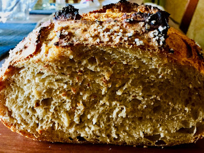 artisan sourdough bread with kernza flour