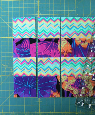 Kaffe Fassett, 16 Patch, Strip Piecing