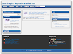 Responsive HTML5 V6 Blue Edition Blogger Templates
