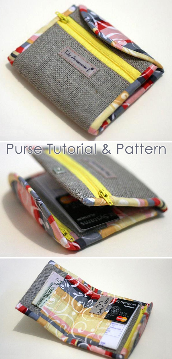 Purse Bag Tutorial Sewing Pattern