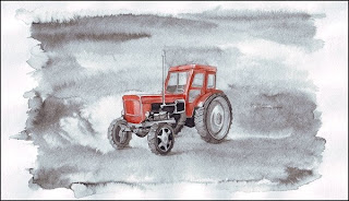 Vehicles Illustrations - tractor