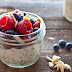 Overnight Oat and Chia Pudding with Cardamom Berries