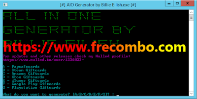 AIO Generator Support 7 Famous Sites By BIllio Eilish