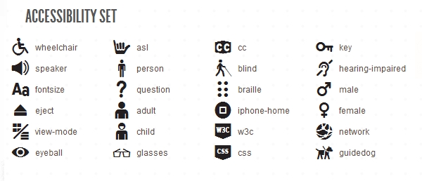 Foundation Icons Fonts