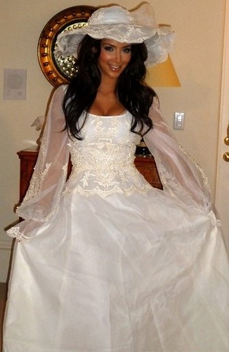 Kim Kardashian Wedding Hairstyles