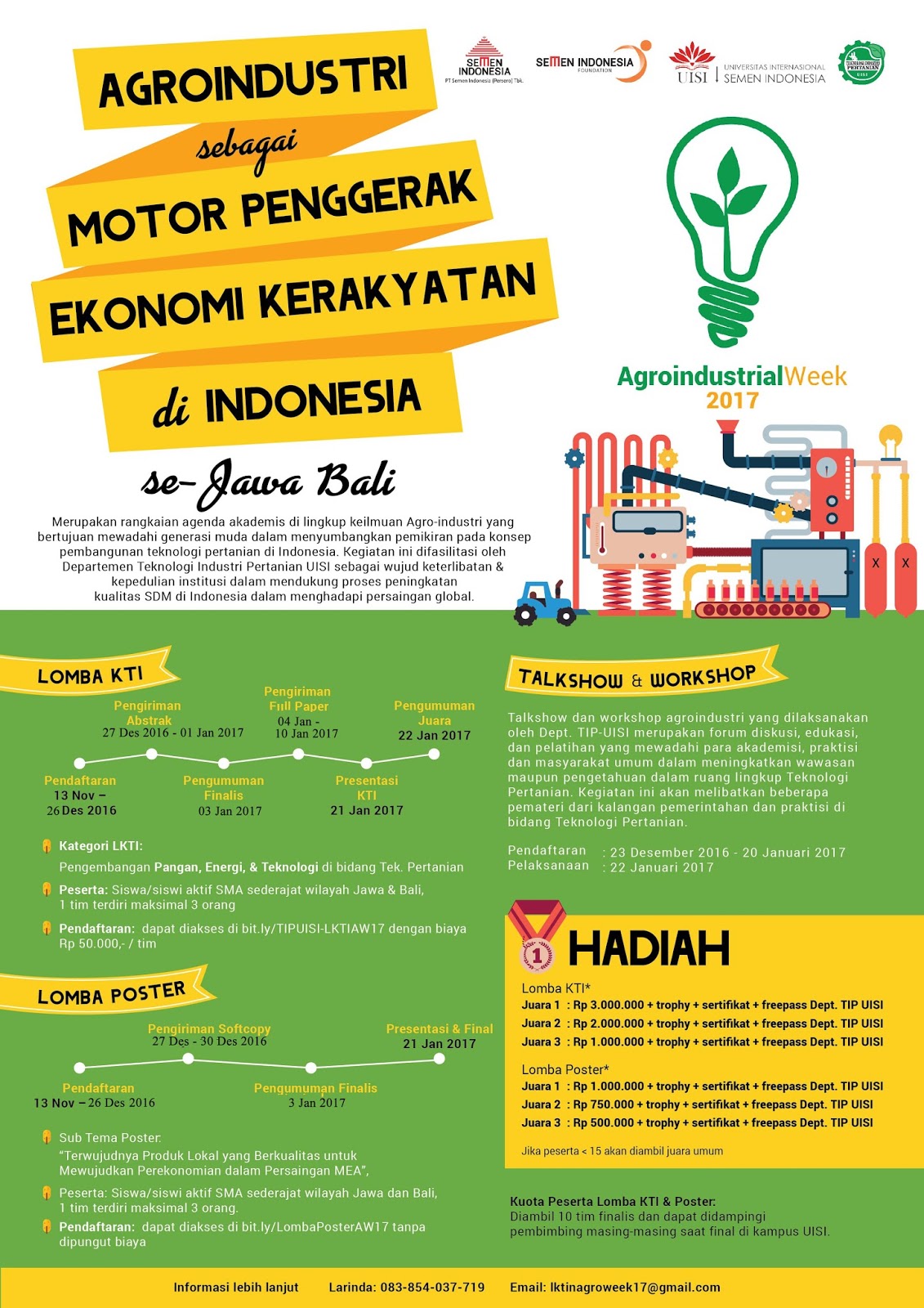 LKTI dan Poster TIP UISI