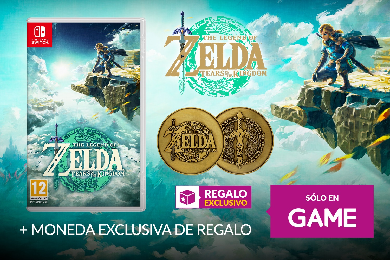 Zelda Tears of the Kingdom (Nacional e Mídia Física) - Pré venda - Machado  Games - Tudo de Tecnologia e Games!
